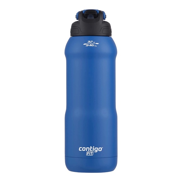 Contigo Fit Amp Autospout Stainless Steel 32 oz. Water Bottle 24+Hrs Cold - Picture 2 of 6